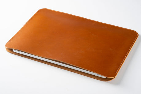 Distressed Leather Dell XPS Sleeve, Handmade Slim Case for XPS Ultrabook 13.3