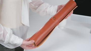 Premium Leather Tan Colour Desk Mat: Handmade Luxury 2.4mm Vegetable Tanned Desk Blotter