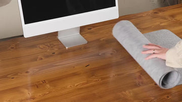 Felt Desk Mat: 100% Polyester Keyboard & Mouse Pad